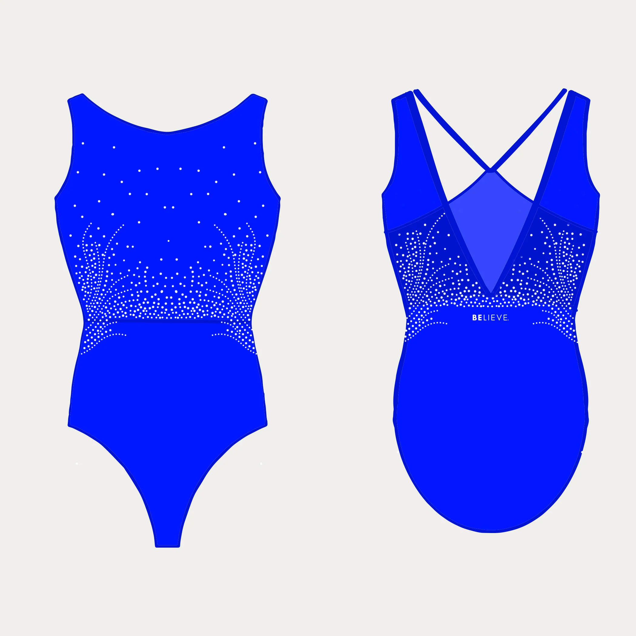 Huntingdon Royal Blue Training Leotard
